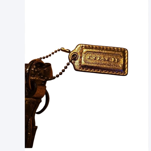 Coach Poppy NWT Bag Gold Metallic Lurex Crossbody Y2K Coach Poppy - Picture 15 of 17